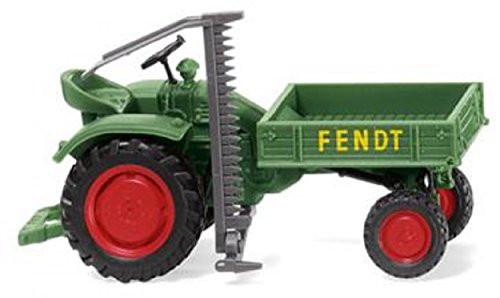 Wiking H0 Fendt Geräteträger mit Mähwerk - 1