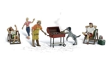 Woodland Spur H0 - Figuren beim Grillen - 1